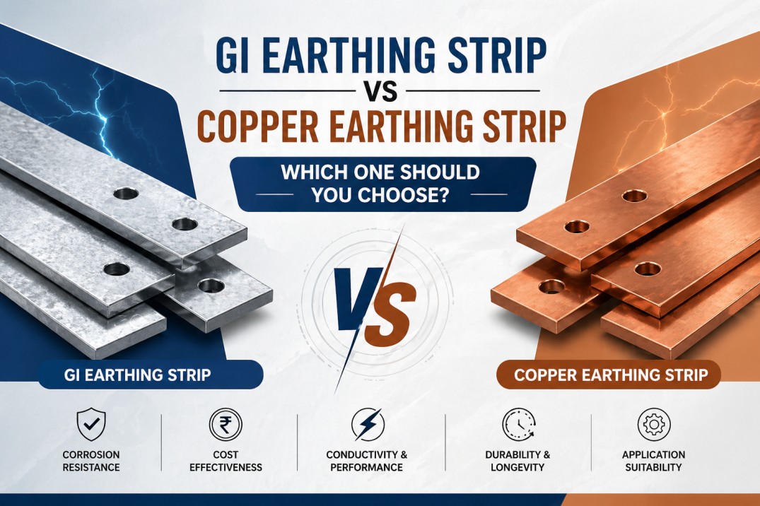 GI Earthing Strip vs Copper Earthing Strip Better